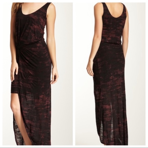Halston Heritage Twist Waist Maxi Dress - Picture 3 of 6